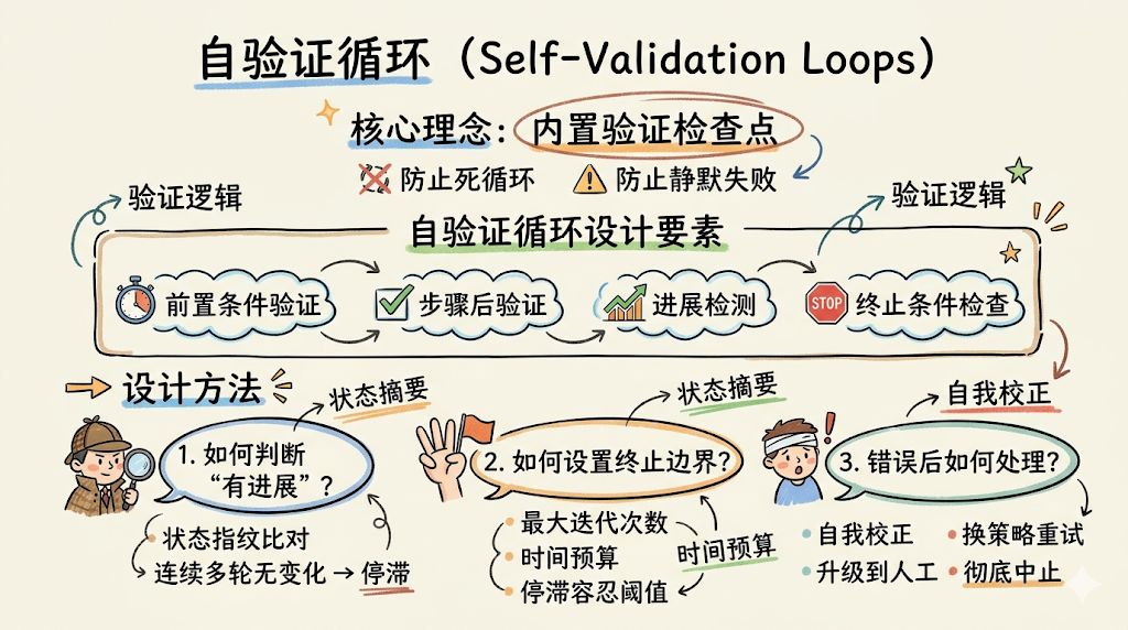 自验证循环（Self-Validation Loops）