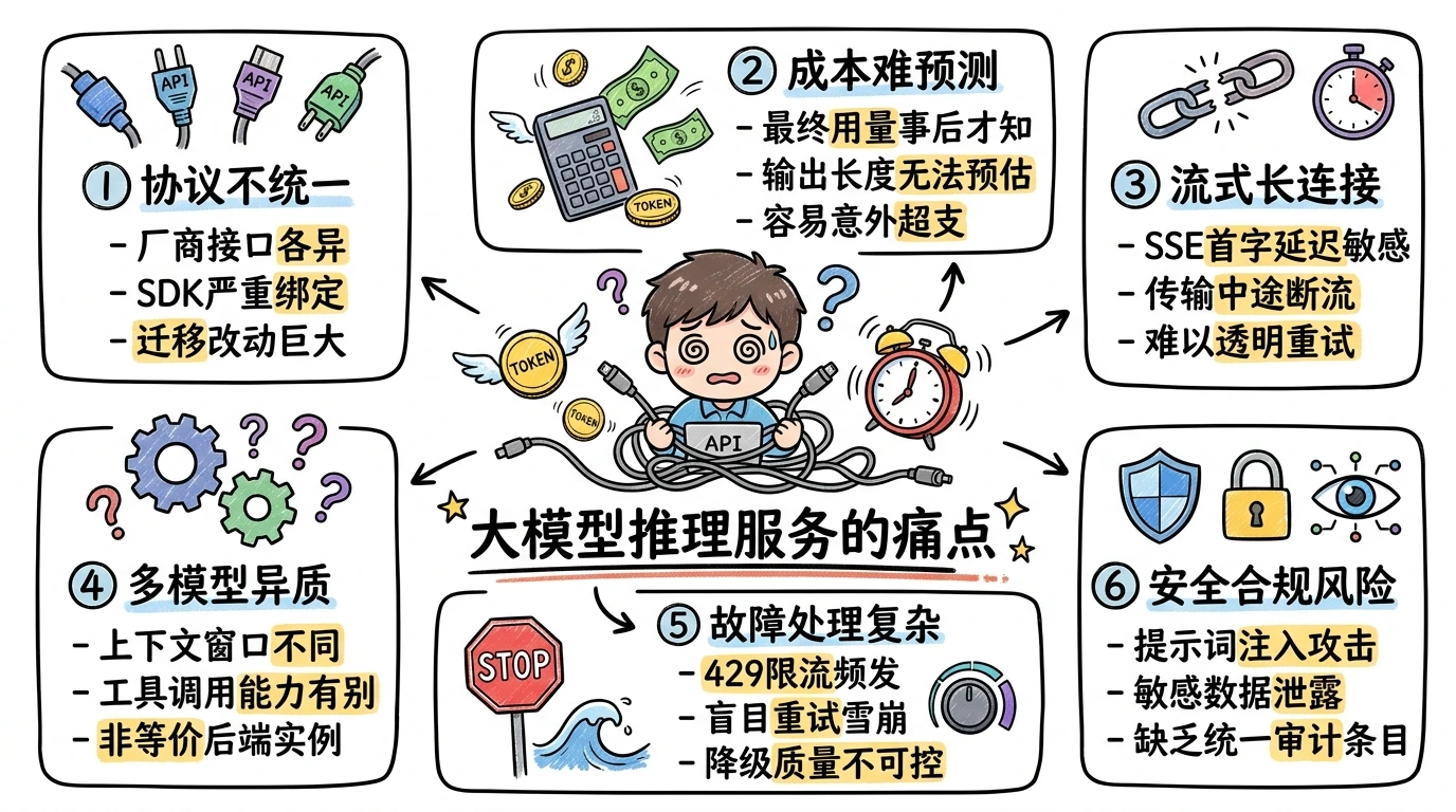 大模型推理服务的治理痛点