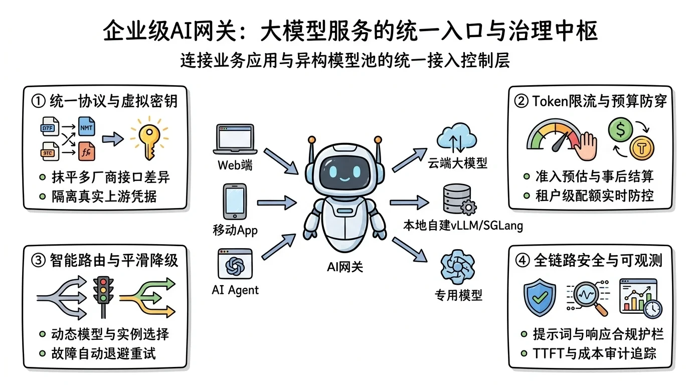 企业级AI网关:大模型服务的统一入口与治理中枢